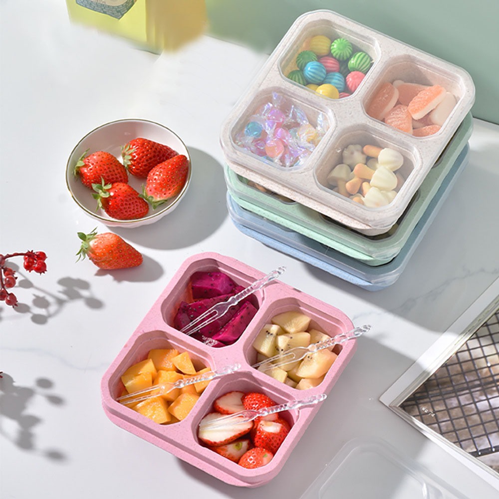 Meal Prep Box - 1 boîte alimentaire réutilisable en paille