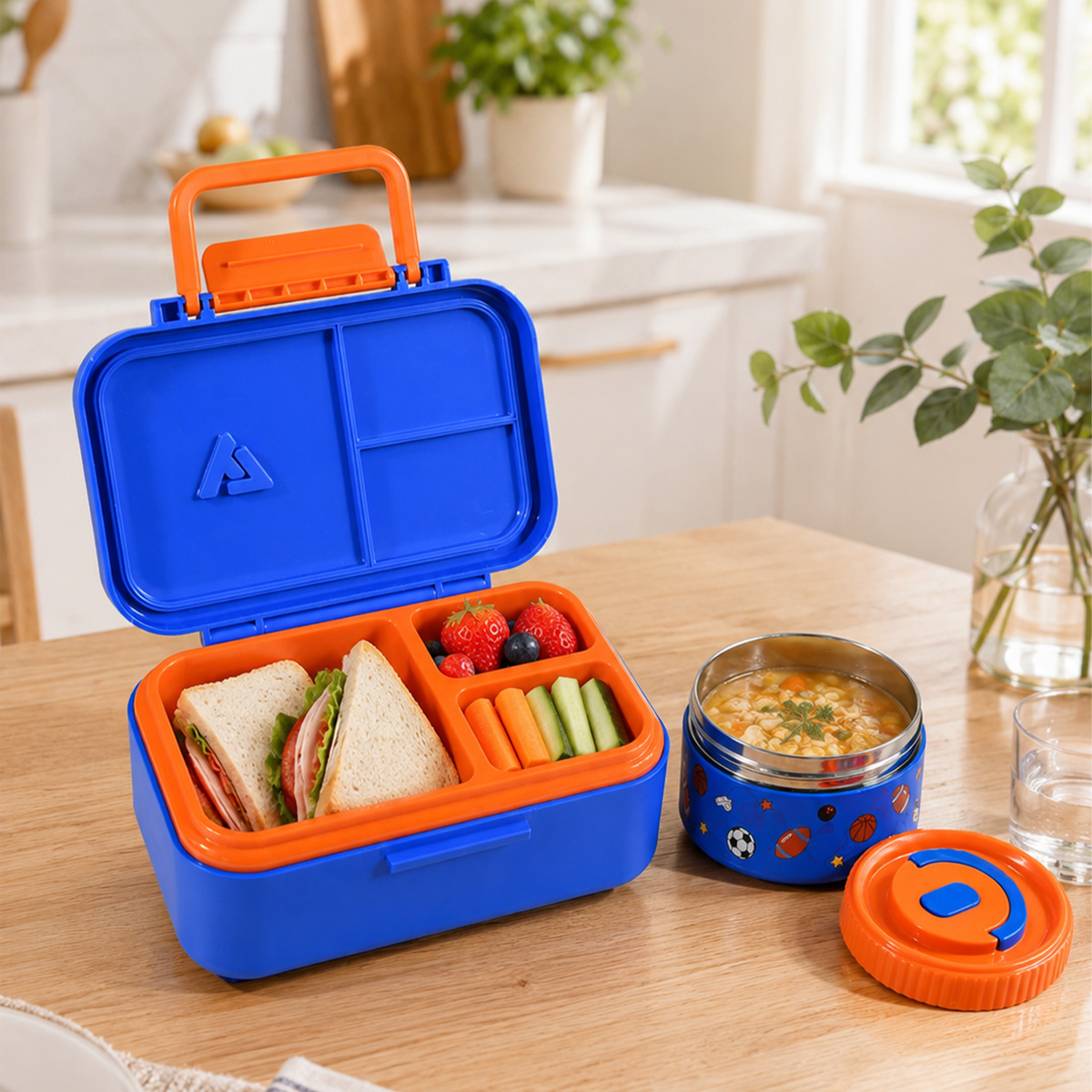 Boîte à lunch Bento avec pot a - Meal Prep Co avis et prix
