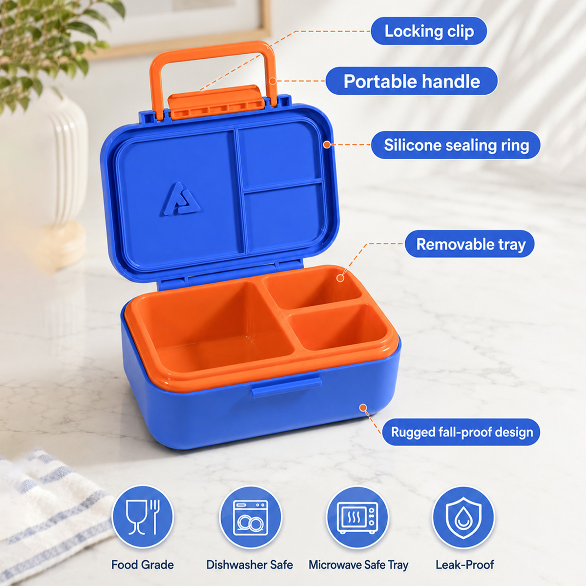 Boîte à lunch Bento avec pot a - Meal Prep Co avis et prix