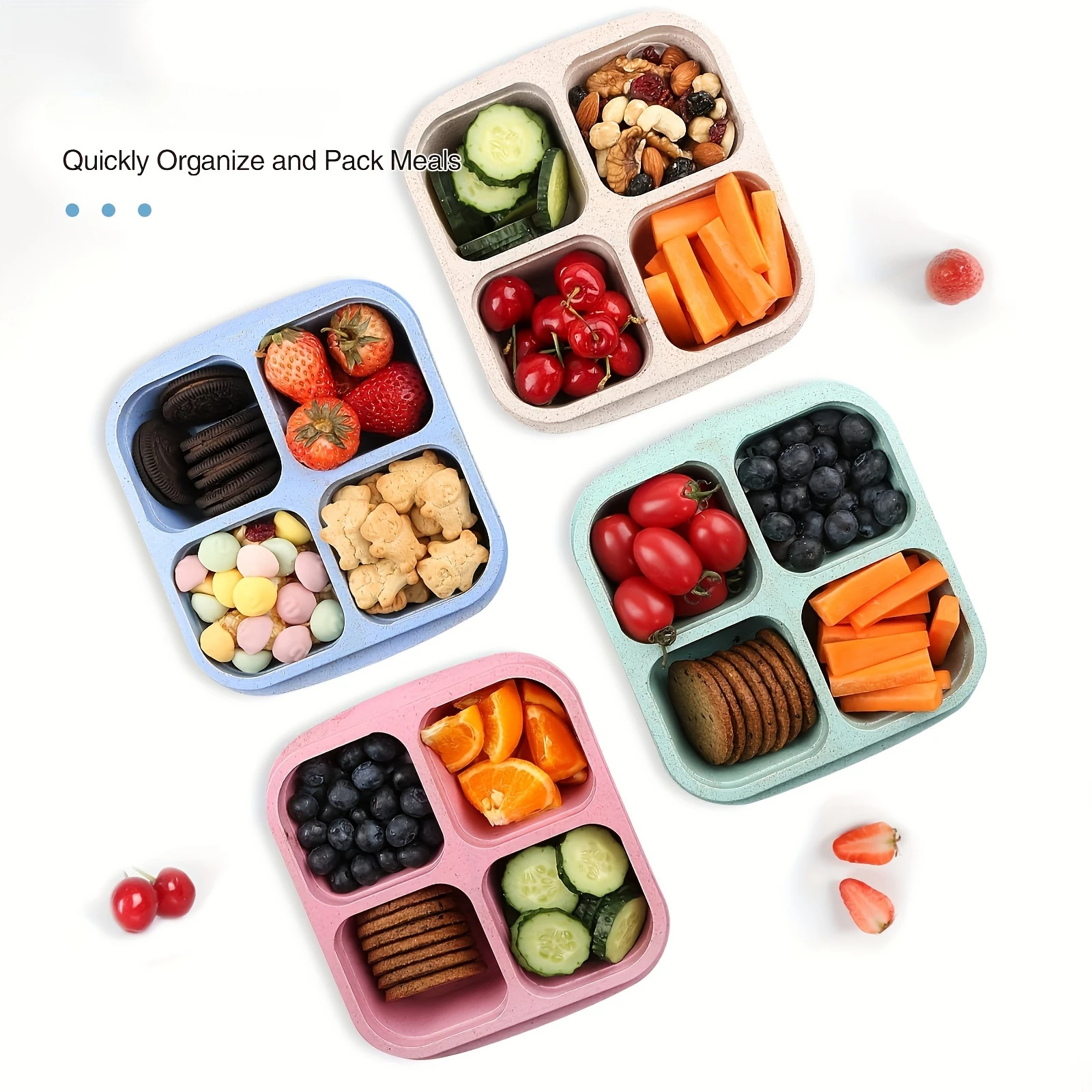 Boîte à snack avec quatre veds - Meal Prep Box avis et prix