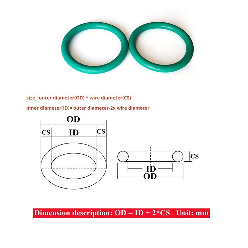 Joint torique vert FKM 1,78 mm - Meal Prep Co avis et prix