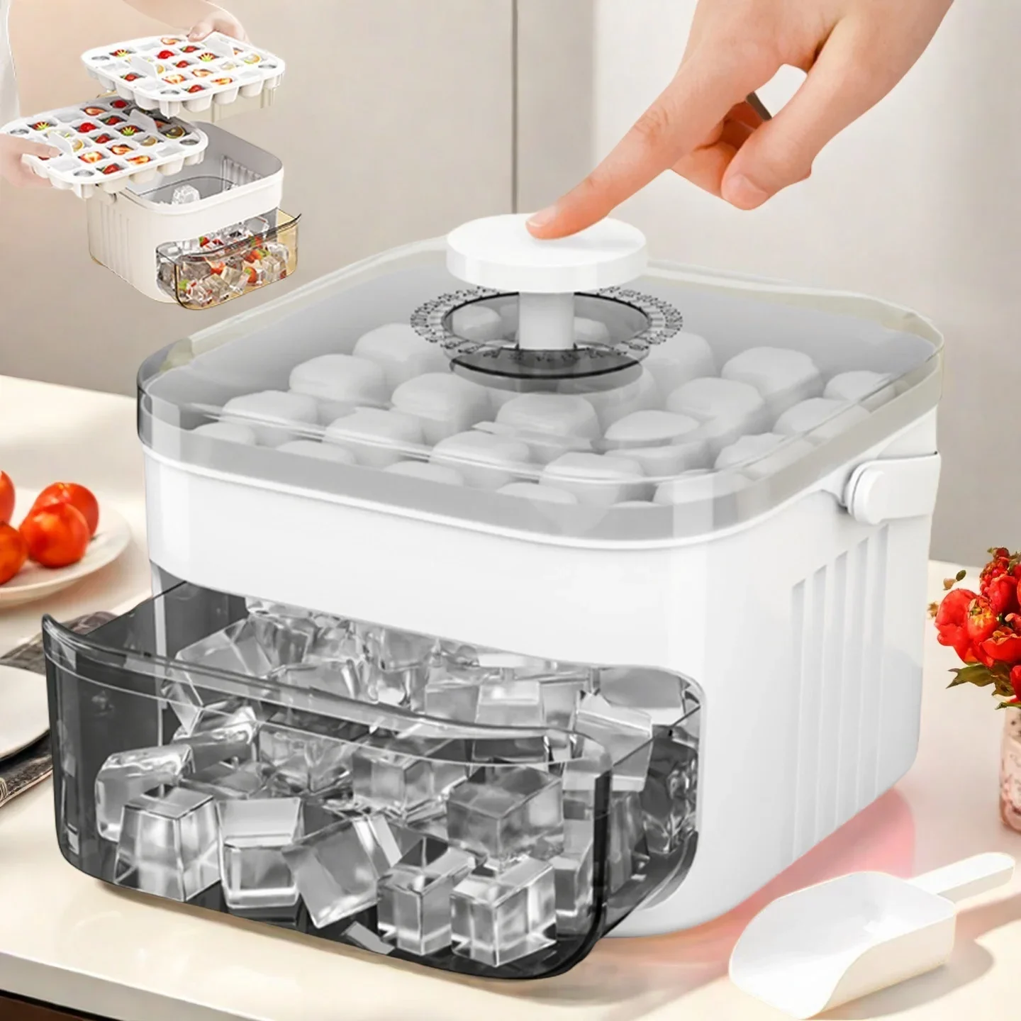 Machine à glaçons en cubes ave - Meal Prep Box avis et prix