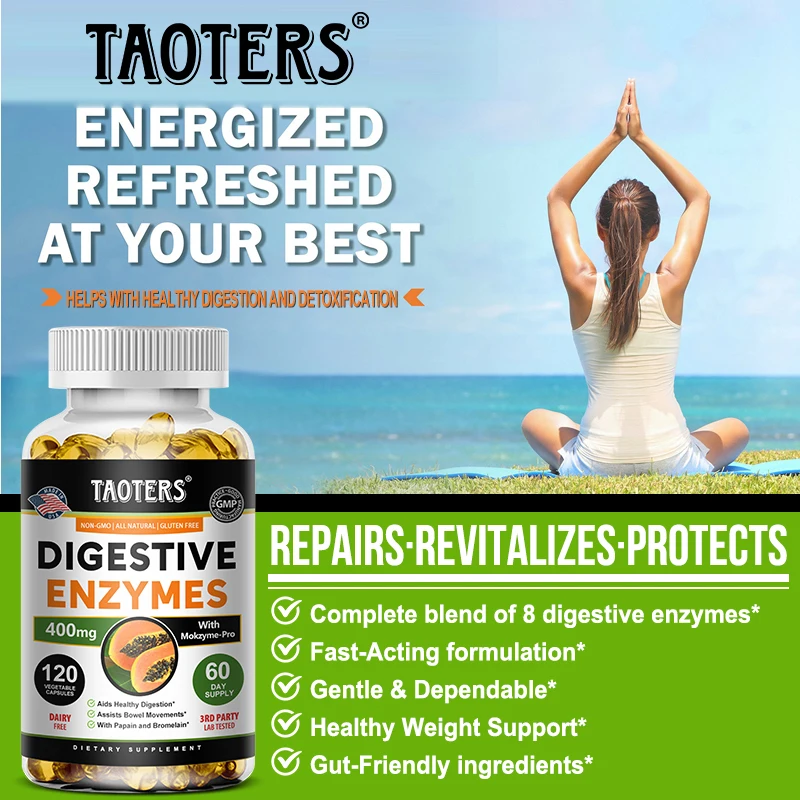 Enzymes digestifs-Aides aux mo - Meal Prep Co avis et prix